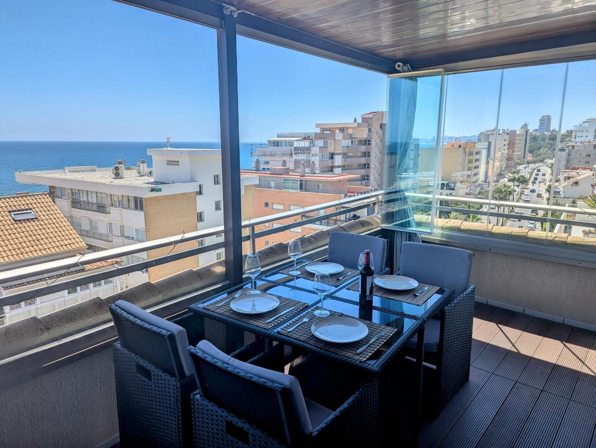 Modern Penthouse Apartment - 1 Min From The Beach Fuengirola Eksteriør bilde
